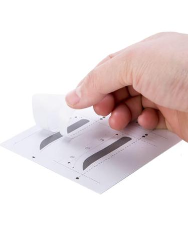  MERRYHAPY MERRYHAPY Eyebrow Care Kit 48 Templates Women Shaping Cards Stickers For Makeup Beginners - Buy Online on GoSupps.com