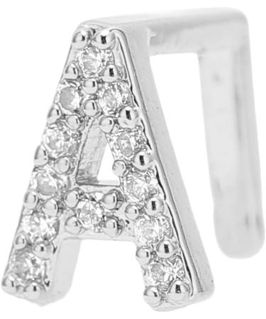 User Letter A Hip-Hop Tooth - Removable Silver Dancing Accessory for Halloween Festival | Unisex Daring Costume Jewelry - Buy Online on GoSupps.com