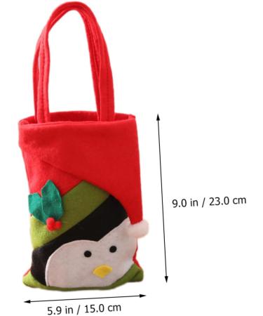 STOBAZA 2pcs Christmas Candy for Pouch Non-woven Exquisite Party Hand Adorable Xmas Decor Bags Sweets 22x15cm Assorted Color 5 - Buy Online on GoSupps.com