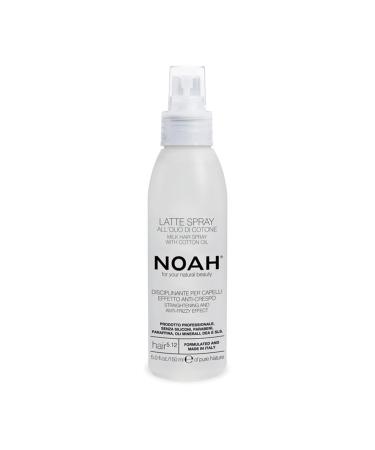NOAH Natural 5.12 Milk Hair Spray with Cotton Oil For Straightening and Anti-Frizzy Effect 150ml