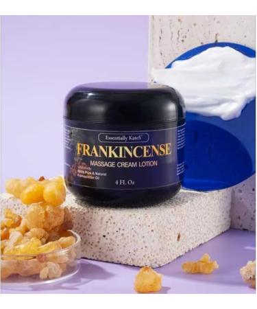 Frankincense Oil Massage Cream Lotion 4 Fl Oz | Relax Sore Muscles & Nourish Skin - International Shipping Available - Buy Online on GoSupps.com
