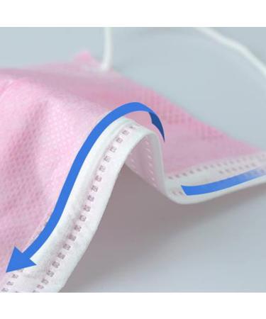 Icoolio Medical Disposable Mouth Protection Masks - 50 Pink Facial Masks for Enhanced Safety - Buy Online on GoSupps.com