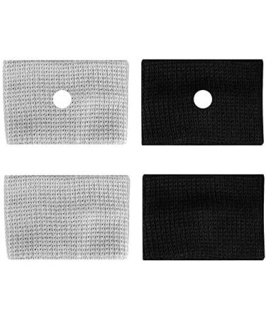Travel Motion Sickness Relief Wristbands - Natural Anti Nausea Solution (Black/Grey) - Buy Online on GoSupps.com