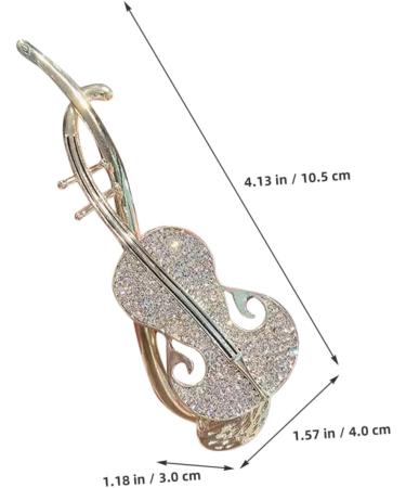 Beatifufu Rhinestone Twist Clip French Pins Hair Twist Womens Hair Barrettes Chinese Hair Clamps Pipa Hair Clip Hair Clips for Fine Hair Banana Hair Clips for Women Hair Pins for Buns - Buy Online on GoSupps.com