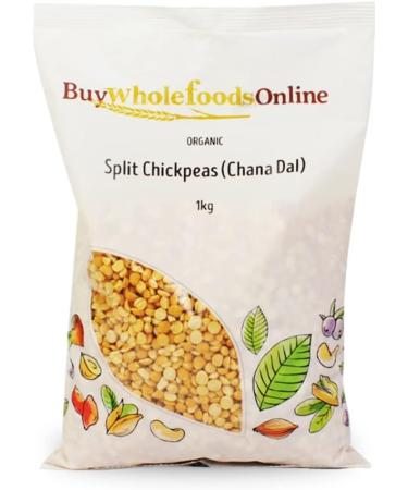 Organic Split Chickpeas (Chana Dal) 1kg (BWFO) - Buy Online on GoSupps.com