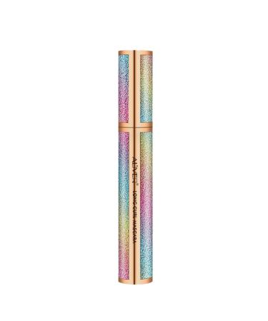 Extension Curling Eyelash Long Makeup Lashes Black Mascara Eye mascara Bright Stars around We Go 2 in 1 (Black One Size) 10 ml (Pack of 1) Black