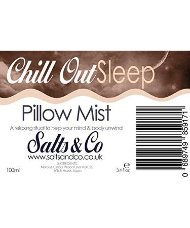 Neroli & Atlas Cedarwood Pillow Mist Spray 100ml - Chill Out Sleep - Aromatherapy by Salts & Co - Buy Online on GoSupps.com