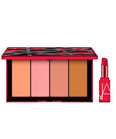 Nars Orgasm  Tempted  Behave  and Laguna Blush & Bronzer Cheek Palette + A Mini Turbo Lip Balm