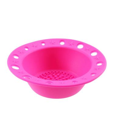 1pc Brush Cleaner Mat Brush Washing Mat Makeup Brush Cleaning Tool Brush Cleaning Pad Rosy
