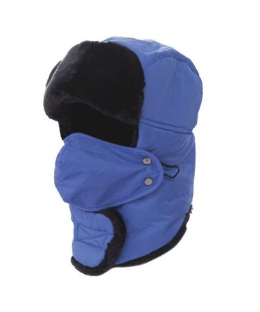 Winter Beanie Hats Earflap Women Men Chapka Hats with Fur Trim Winter Aviator Hat Hunting Cap, Windproof, Snow, Lightweight Waterproof - Winter Outdoor Gifts