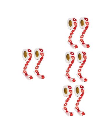 Angoily 8 Rolls Sunbathing Stickers Tanning Beds Valentine s Day Stickers Tan Stickers Suntan Butterfly Tanning Stickers Alien Plate Stickers Red