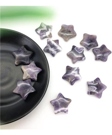 1 Pack 30mm Natural Fantasy Amethyst Gemstone Stars Suitable for Furniture Decoration Crystals Chakra Reiki Balancing - Buy Online on GoSupps.com