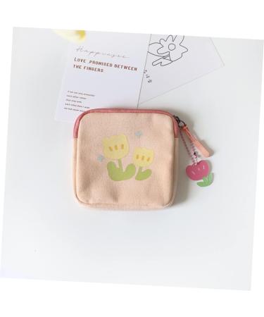Bestonzon 2 PCS Napkin Storage Bag & Maxi Pad Organizer for Women - Cute Handbag Inserts 15.5x15.5cm - Buy Online on GoSupps.com