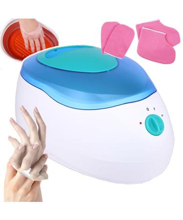 Bains De Paraffine 200W 3 L Avec Bouclier Thermique Bain De Cire De Paraffine Pour Les Mains Et Les Pieds Prend Soin Des Peaux Rugueuses S Ches Ou Stress Es Favorise La Circulation Sanguine Blue