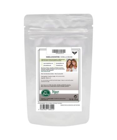 Food with Love South Sea Vanilla - Bourbon Vanilla Pods Replacement (12cm 10 pcs) | Premium Quality for Baking & Cooking - Buy Online on GoSupps.com