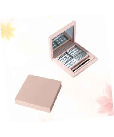 DRESSOOS 2pcs Empty Eyeshadow Dish Makeup Highlighter Empty Compact Eyeshadow Square Highlighters - Buy Online on GoSupps.com