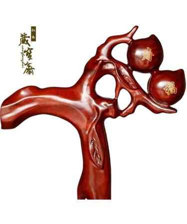 Wooden Cane Solid Walking Stick Crutch Natural Wooden Walking Stick Wood Decorated Handle Walking Stick for Men and Women. Wooden Decorative Canes and Cane for Elderly Seniors Independence - Buy Online on GoSupps.com