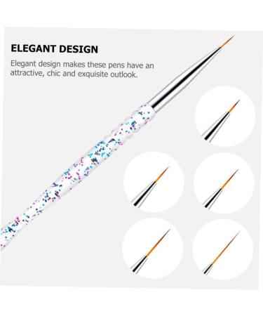 FRCOLOR Nail Accessories Nail art drawing Striping Nail Pens glitter nail art liner Manicure art es nail dotting tool nail art dot tool Acrylic human 3d nail Diamond Kits - Buy Online on GoSupps.com