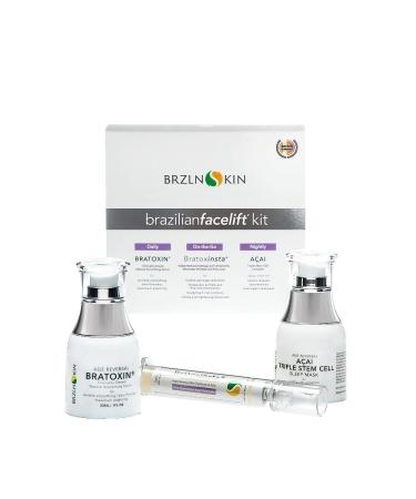 Bratoxinsta Natural Smoothing Serum for Wrinkle | Reduces Temporary Eye Bags and Fine Line Elimination | Sculpting Facial Contours Lifting and Tightening Facial Skin