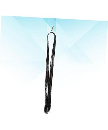 Didiseaon 1pc Extensions Glitter Hair Extensions Color Wig Wigs Colored Ladies Wigs Sparkle Hair Extensions Colorful Wigs Womens Wigs Tinsel Hair Extensions M Black - Buy Online on GoSupps.com