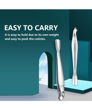 Jaw Sharp With Pusher Remover Tools Multifunctional Double Head Cuticle Trimmer - Buy Online on GoSupps.com