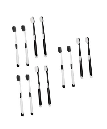 Healeved 12 pieces extra household hollow teeth oral cavity after birth manual mixed soft children's replacement tool micro tooth meat with maternity tools bristle cleaning 1 piece (1 Pack) as shown x 3 pieces