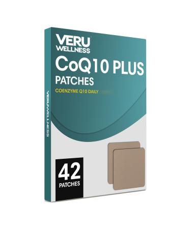 Veru Wellness CoQ10 Plus Daily - Self Adhesive Coenzyme Q10 8-10 Hours (42 Day)
