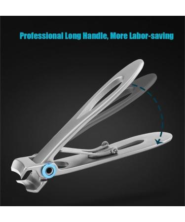 Nail Clippers Fingernail Cut Nippers Manicure Scissors Stainless Steel Pedicure Tools Professional Fingernail Toenail Stainless Steel Nail Cutter Trimmer for Seniors Adult Men Women (Color : Black S Black - Buy Online on GoSupps.com