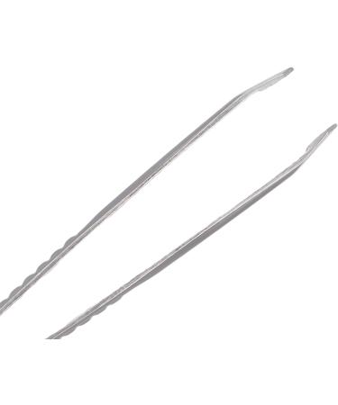 Professional Stainless Steel Eyebrow Tweezers - Hair Removal Tool for Women & Men | Facial Makeup Essential - Buy Online on GoSupps.com