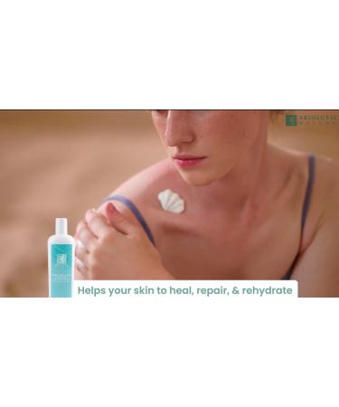 Absolutely Natural After Sun Lotion with Rose Hip Oils, Aloe, and Vitamin E - Sunburn Relief for Skin Repair and Healing - Made in the USA - Buy Online on GoSupps.com