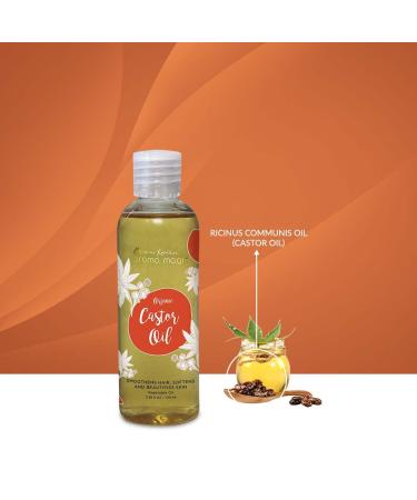 Aroma Magic Castor Oil | 100% Pure & Natural Cold-Pressed Carrier Oil | Nourishes Hair Eyelashes & Eyebrows | Hydrates Skin & Scalp | Hexane-Free | 6.76 Fl Oz (200ml) - Buy Online on GoSupps.com