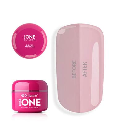 Base One Cover Medium UV gel polish 30 g ideal for French nails builder gel