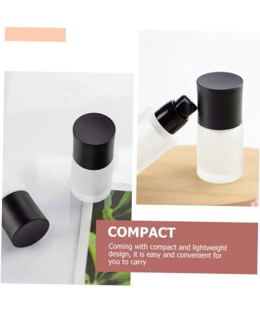 FOMIYES 6 Pcs Liquid Foundation Press Bottle Travel Pump Bottle Glass Terrarium Refillable Lotion Bottle As Shownx3pcs 8.5x3.9cmx3pcs - Buy Online on GoSupps.com