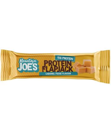 Mountain Joes Protein Flapjack 10x60g (Caramel Fudge) - Buy Online on GoSupps.com