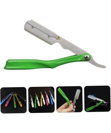 Minkissy Manual Razor Blade Holder - Rustproof Steel Hairdresser Shaver & Disposable Razor for Daily Use - Buy Online on GoSupps.com