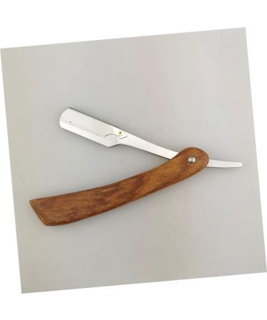 Beavorty Men's Wet Razor Safe Manual Double Edge Hair Trimmer for Eyebrows & Face | Premium Wooden Design - Buy Online on GoSupps.com