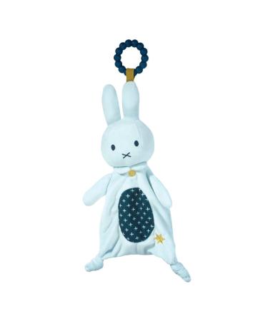 Douglas Baby Miffy Bunny Rabbit Teether Toy Plush Stuffed Animal
