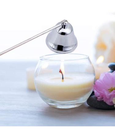 TFsylisa Stainless Steel Candle Extinguisher | Long Handle Bell-Shaped Snuffer | Premium Candle Accessory for Wick Flame Control - Buy Online on GoSupps.com