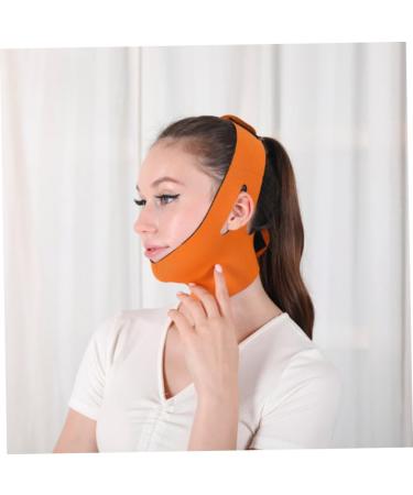 Face Slimming Strap Facial Slimming Mask Double Chin Reducer for Women Thin Neck Facelift Orange Red - Buy Online on GoSupps.com