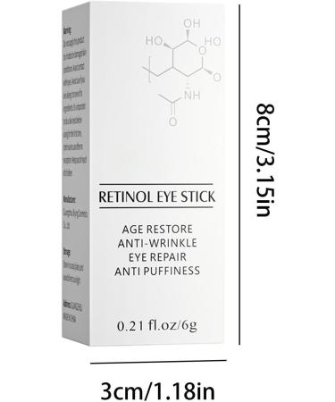 Retinol Eye Cream Stick | Eye Balm Stick | 0.21 fl. Jingan Advanced Lightweight Hydrating Retinol Eye Cream Stick for Dark Circles and Puffiness - Buy Online on GoSupps.com