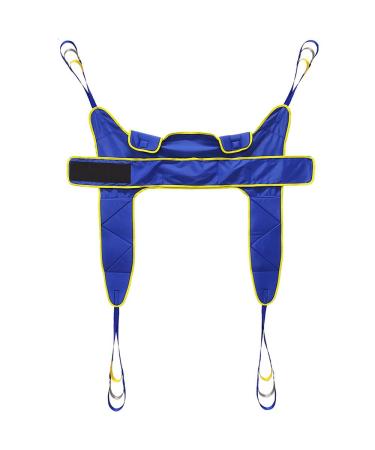 Patient Lifting Slings Patient Lift Sling Transfer Strap Toilet Sling Four Point Support Shower Sling for Elderly Disabled M Large