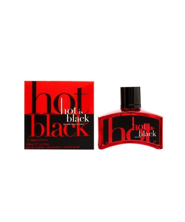 YVES SAINT LAURENT Nu Parfums Hot is Black Eau de Toilette Spray for Men 3.4 Ounce