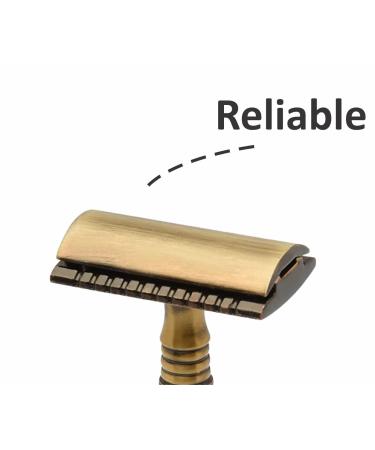 Pearl Double Edge Safety Razor for Men - Eco-Friendly Reusable Shaving Kit | Classic & Luxury Men's Shaving Experience - Buy Online on GoSupps.com