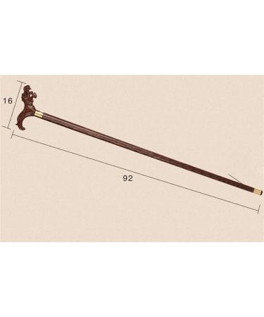 Walking Stick Wooden Leading The Elderly Cane Redwood Crutches Non-Slip Solid Wood Handle (C) powerfully - Buy Online on GoSupps.com
