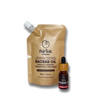 Baobab Oil 210 ml / 7.1 fl.oz Handcrafted 100% Natural Wild harvested Unrefined Cold pressed