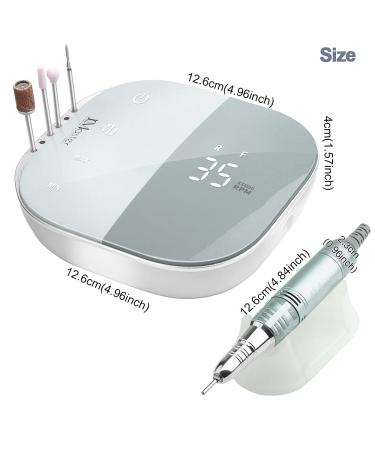 JCMASTER TouchPro+ Nail Cutter Set - Professional 6-Piece Electric Kit for Gel & Acrylic Nails | 35000 RPM | Includes 6 Bits & 3 Grinding Tapes - Premium Foot Care Tool - Buy Online on GoSupps.com