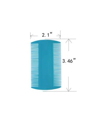 zYoung 2-Piece Double Sided Hair Comb Set for Dandruff Removal - Metal Teeth - Buy Online on GoSupps.com