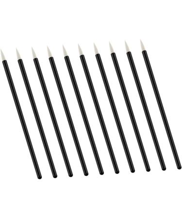 SOESFOUFU Eye Makeup 100pcs Tools Makeup Liquid Makeup Disposable Eyeliner Lip Brush The Face Makeup Set 10X0.5X0.5cm White - Buy Online on GoSupps.com