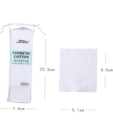 500pcs/bag Organic Cotton Pads Women Cosmetic Tissue Girls Makeup Beauty Skin Care Tool for Cleaning - Buy Online on GoSupps.com