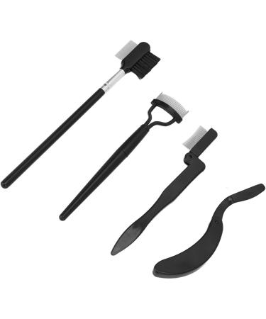 Eyebrow Comb Eyelash Separator Grooming Brush Set with Stainless Steel Teeth Easy Hold Handle Easy Cleanup Ideal Eye Makeup - Buy Online on GoSupps.com